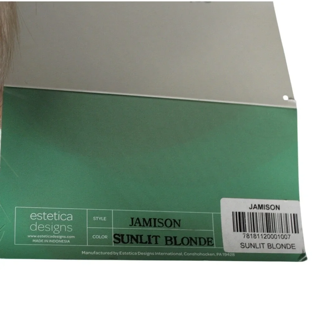 Estetica Jamison Synthetic Wig Sunlit Blonde NWT